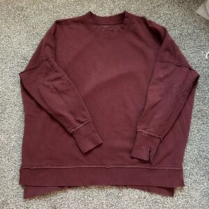 Aerie maroon crewneck